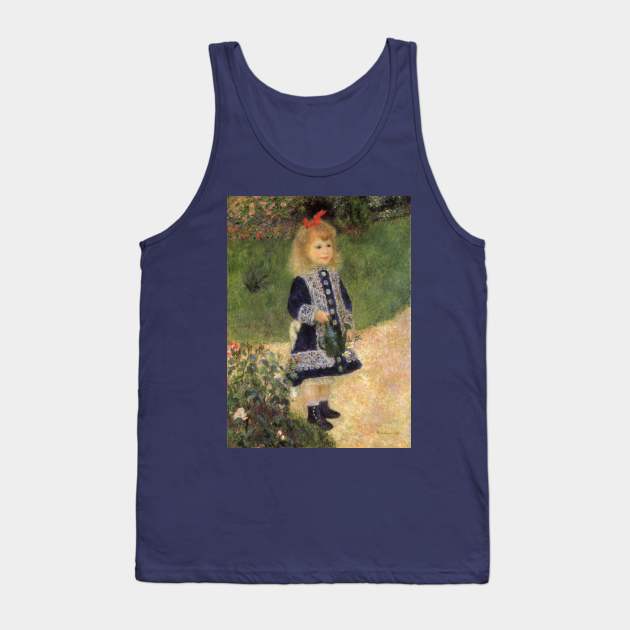 A Girl with Watering Can by Pierre Renoir Tank Top by MasterpieceCafe